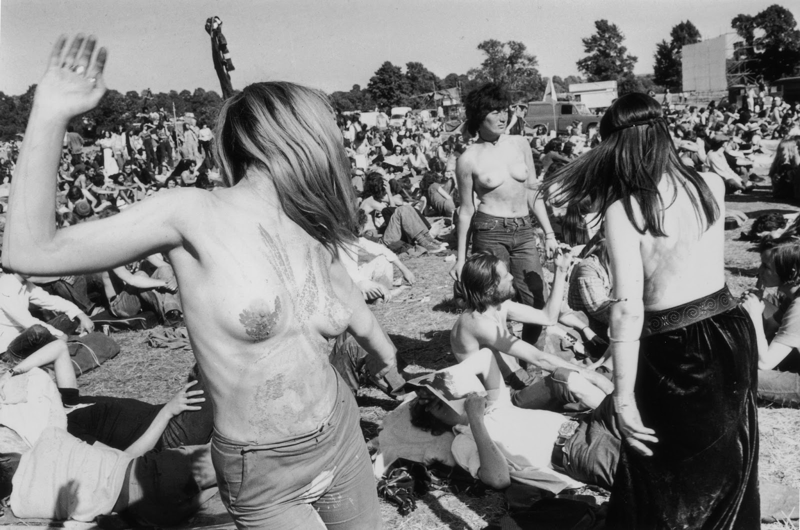 In the sixties, the hippie nude genre.
