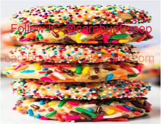Foto Resep Kue Kering Sprinkles Cookies Renyah Spesial Asli Enak