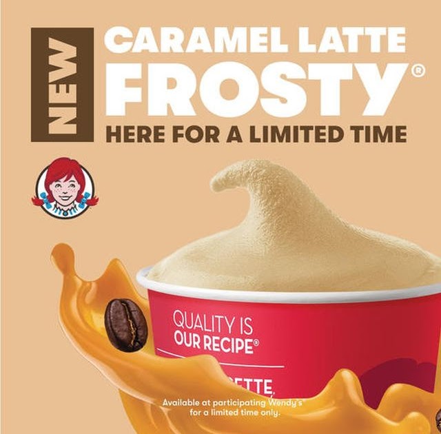 Wendy's Launches New Caramel Latte Frosty in Canada
