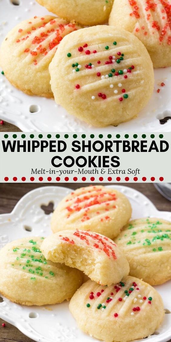 Whipped Shortbread Cookies Easy Food Recipes