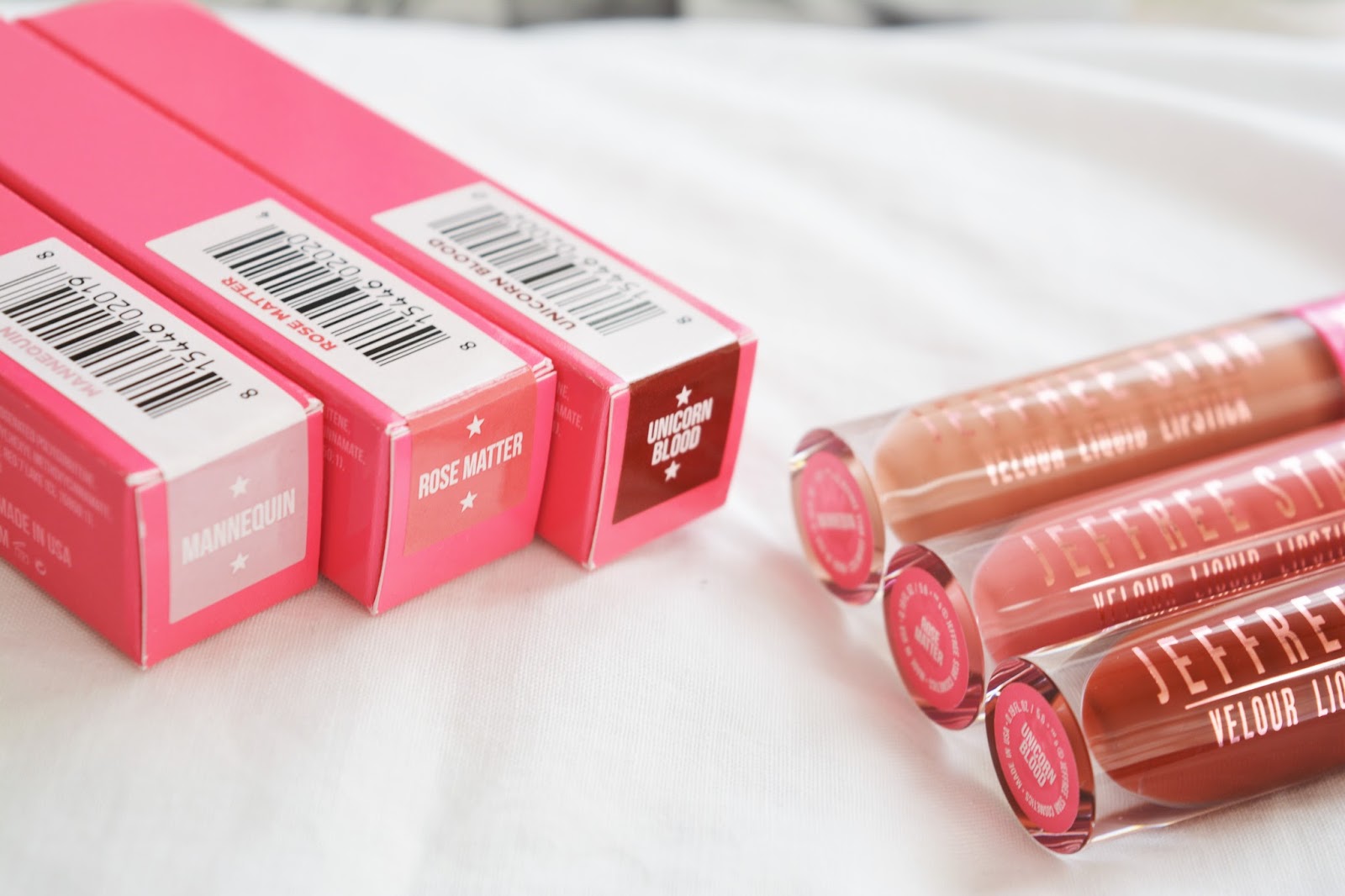 Jeffree Star Swatches Rose Matter And Mannequin Jeffr vrogue.co