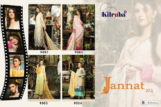 kilruba Jannat ZQ Georgette Pakistani Suits