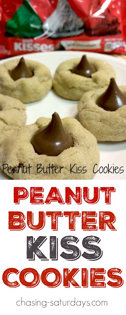 Peanut Butter Kiss Cookies | Chasing Saturdays