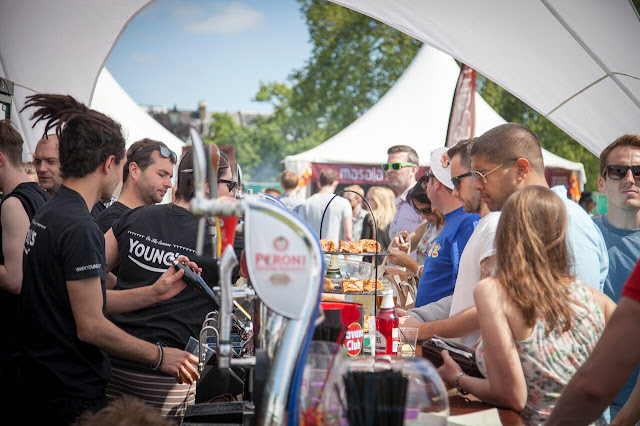 Busy Bar at Foodies Festival