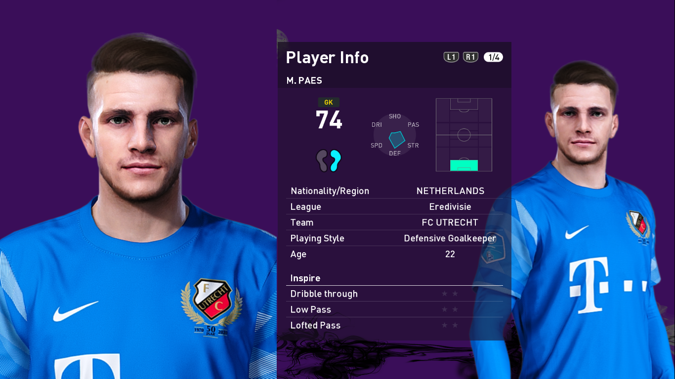 Putra Diatmika Goalkeeper 1 Face PES 2020/PES 2021