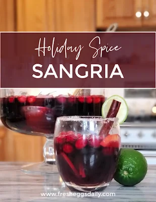 holiday spice sangria