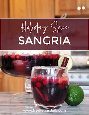 holiday spice sangria