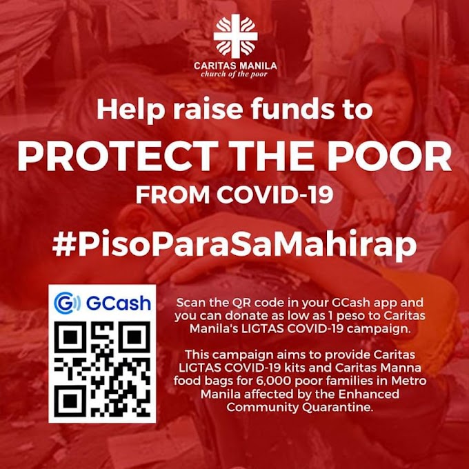 Caritas Manila To Provide Ligtas COVID-19 Kits to Poor Families in Metro Manila