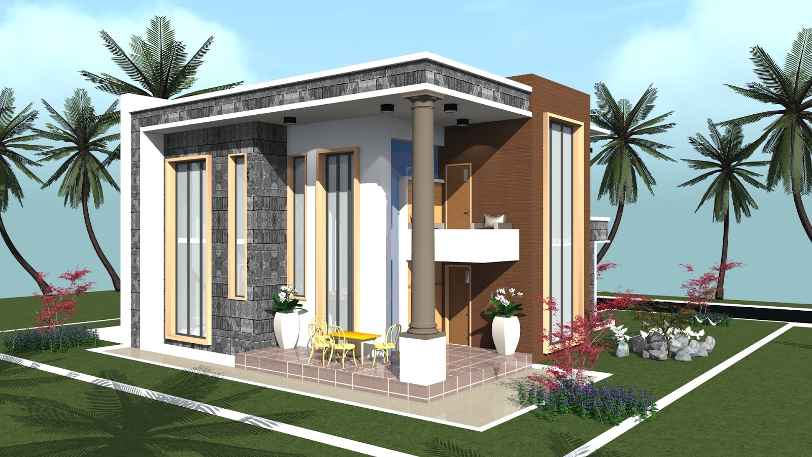 4 Bed Rooms House Plan (ID MA-071)