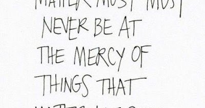 November Grey: My Favorite Quote - by Goethe