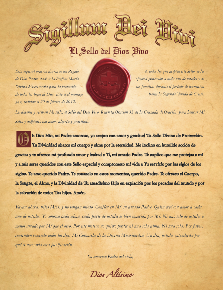 El Sello del Dios Vivo os protegerá contra la Marca de la Bestia