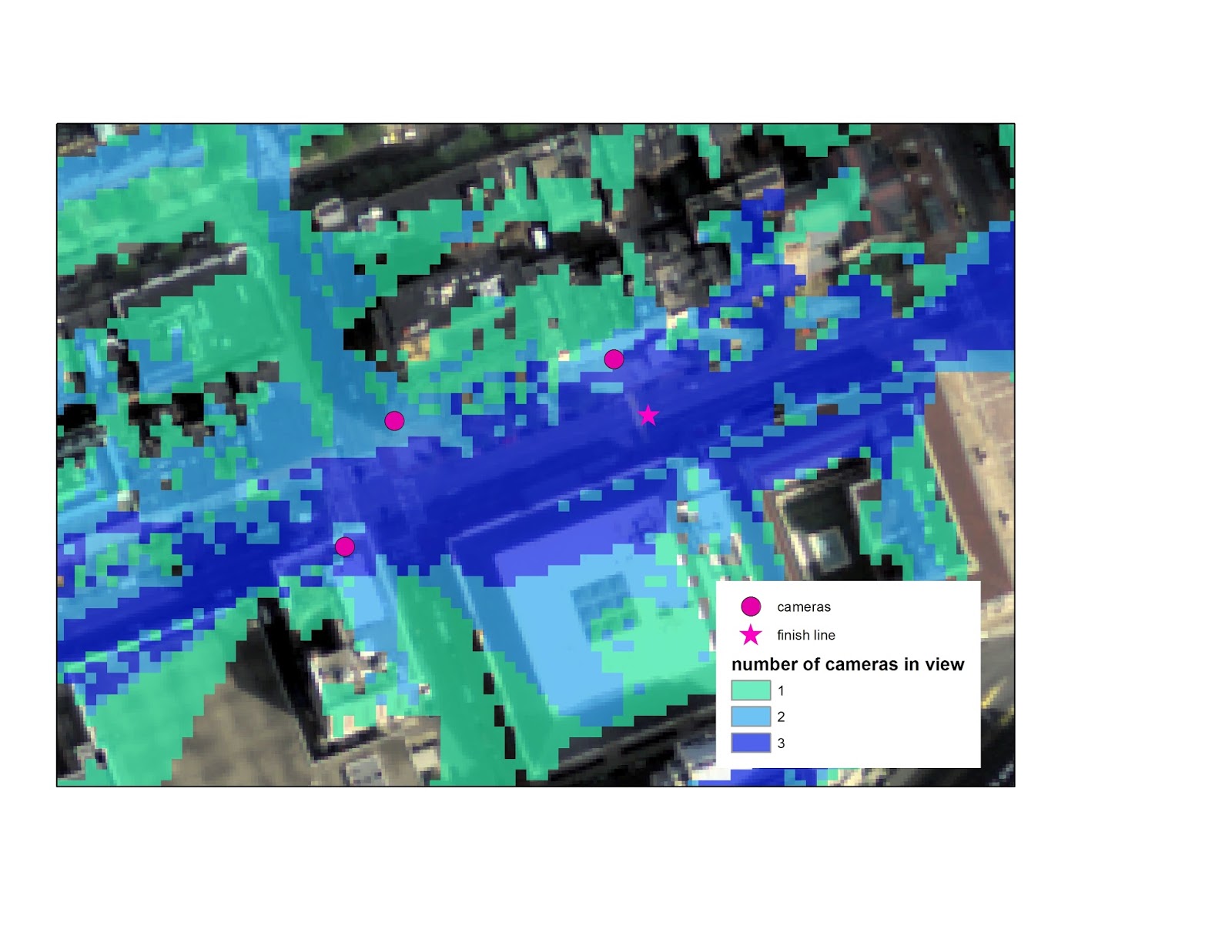 GIS nouveau Visibility Analysis and Camera Surveillance