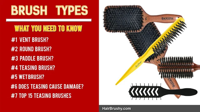 Hair Brush Types Hairbrushy