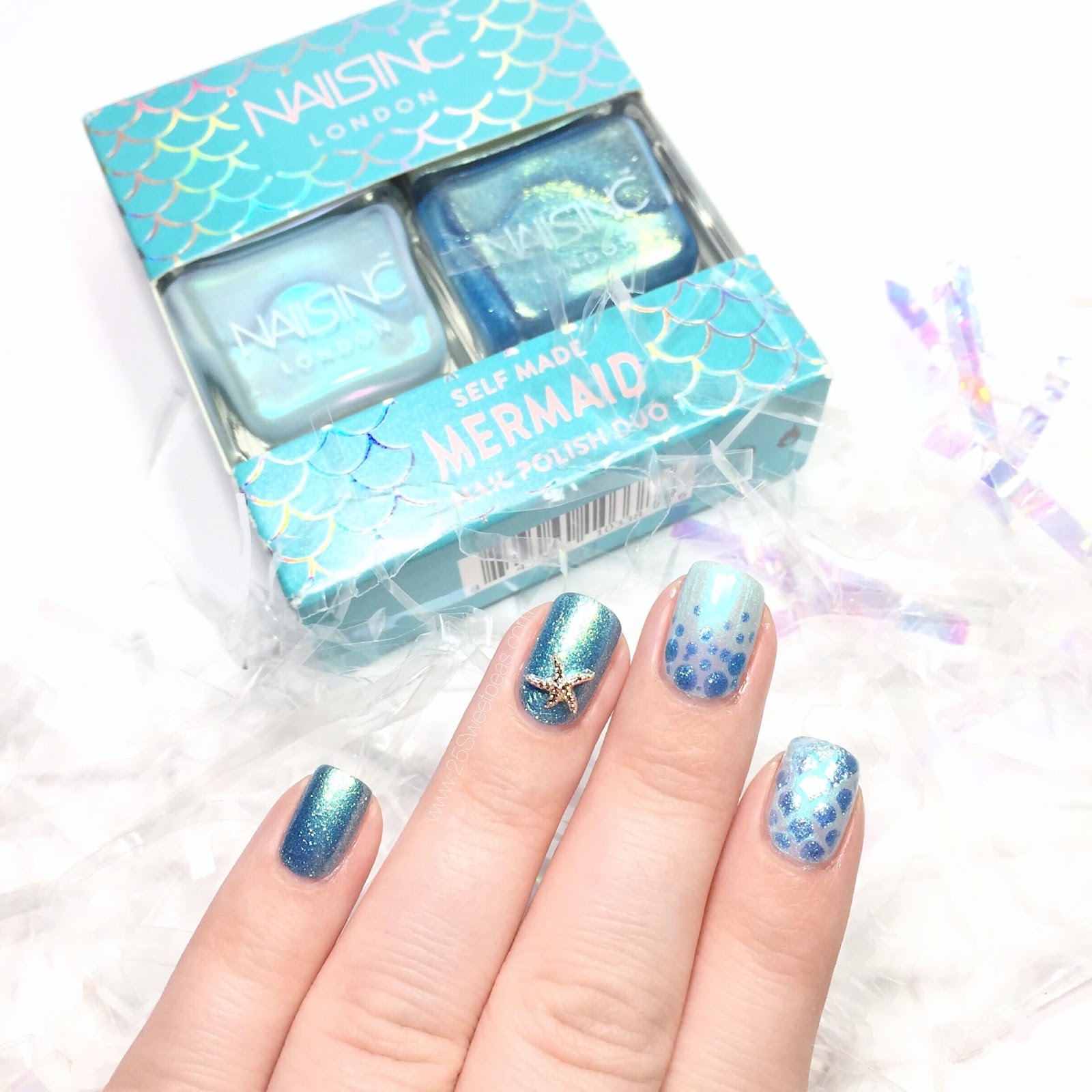 Nails Inc. Self Made Mermaid + Art — 25 Sweetpeas