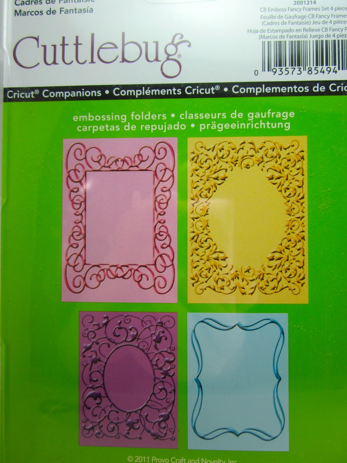 Obsessed with Scrapbooking: New Cuttlebug Folders - Including Christmas!