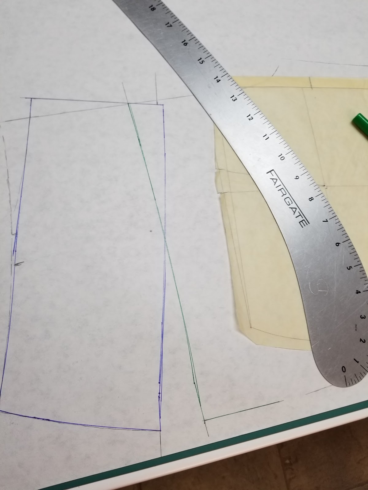 Sebastian Designs Drafting a Yoke On a Darted Pants Pattern