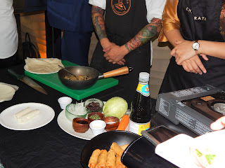 Spring roll demo Thai spring roll demo