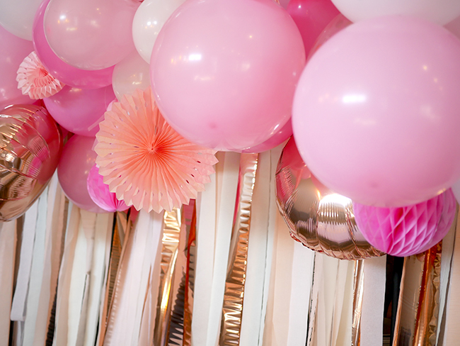 party balloon decorations