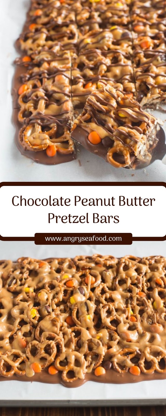 Chocolate Peanut Butter Pretzel Bars Chocolate Peanut Butter Pretzel Bars