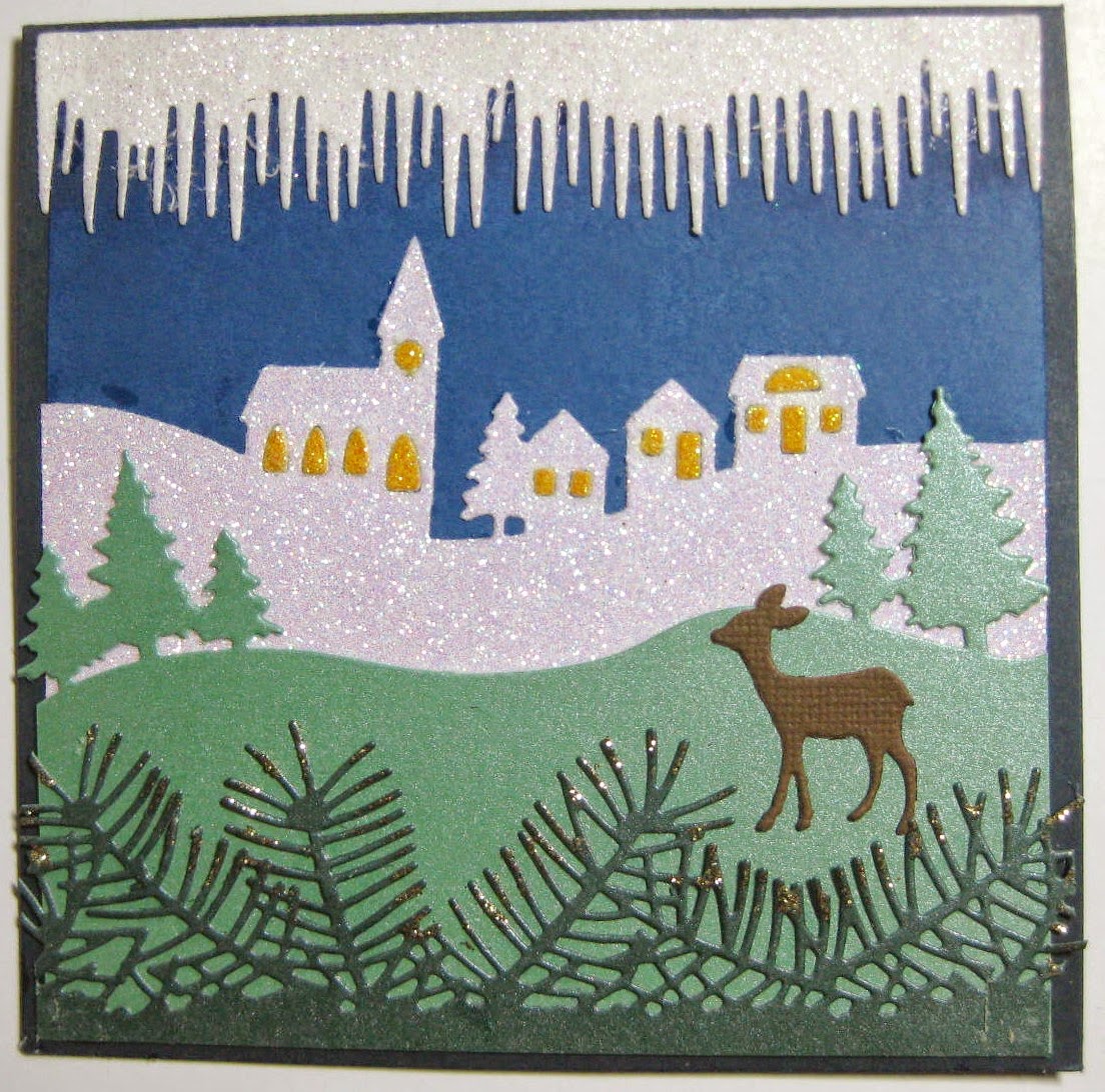 Faye's Paper Passion: Xmas landscape card 2
