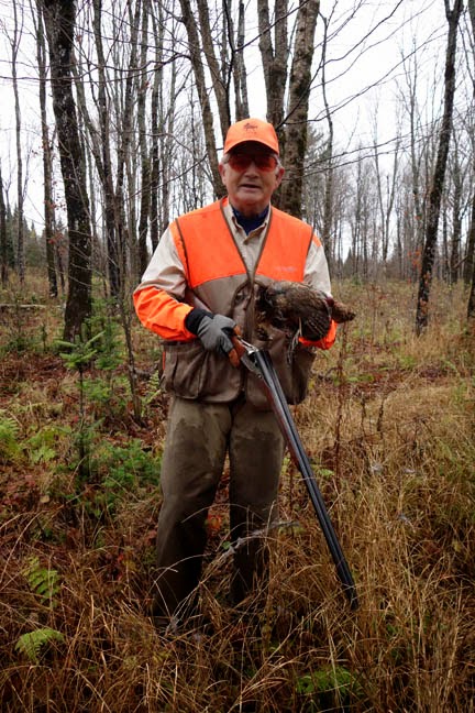 Peter Corbin with a hard earned grouse...