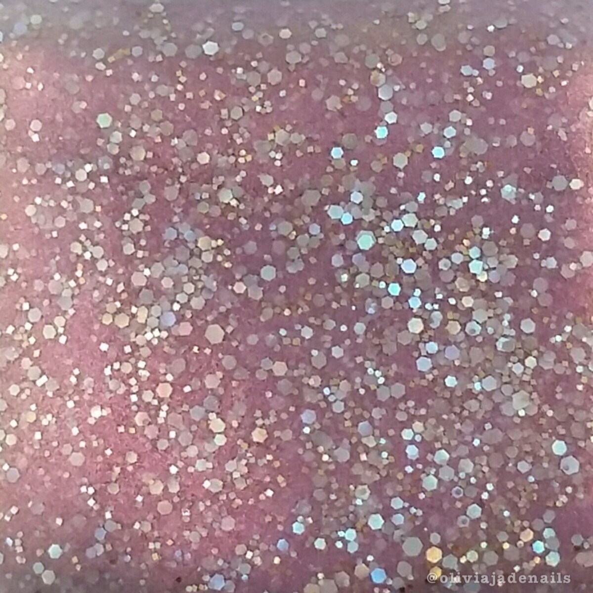 Femme Fatale Cosmetics Enchanted Desire swatched by Olivia Jade Nails
