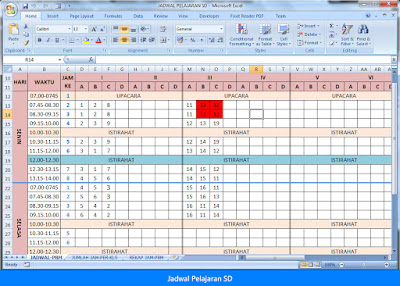 Aplikasi Pembuatan jadwal Sekolah Pembuatan jadwal Sekolah