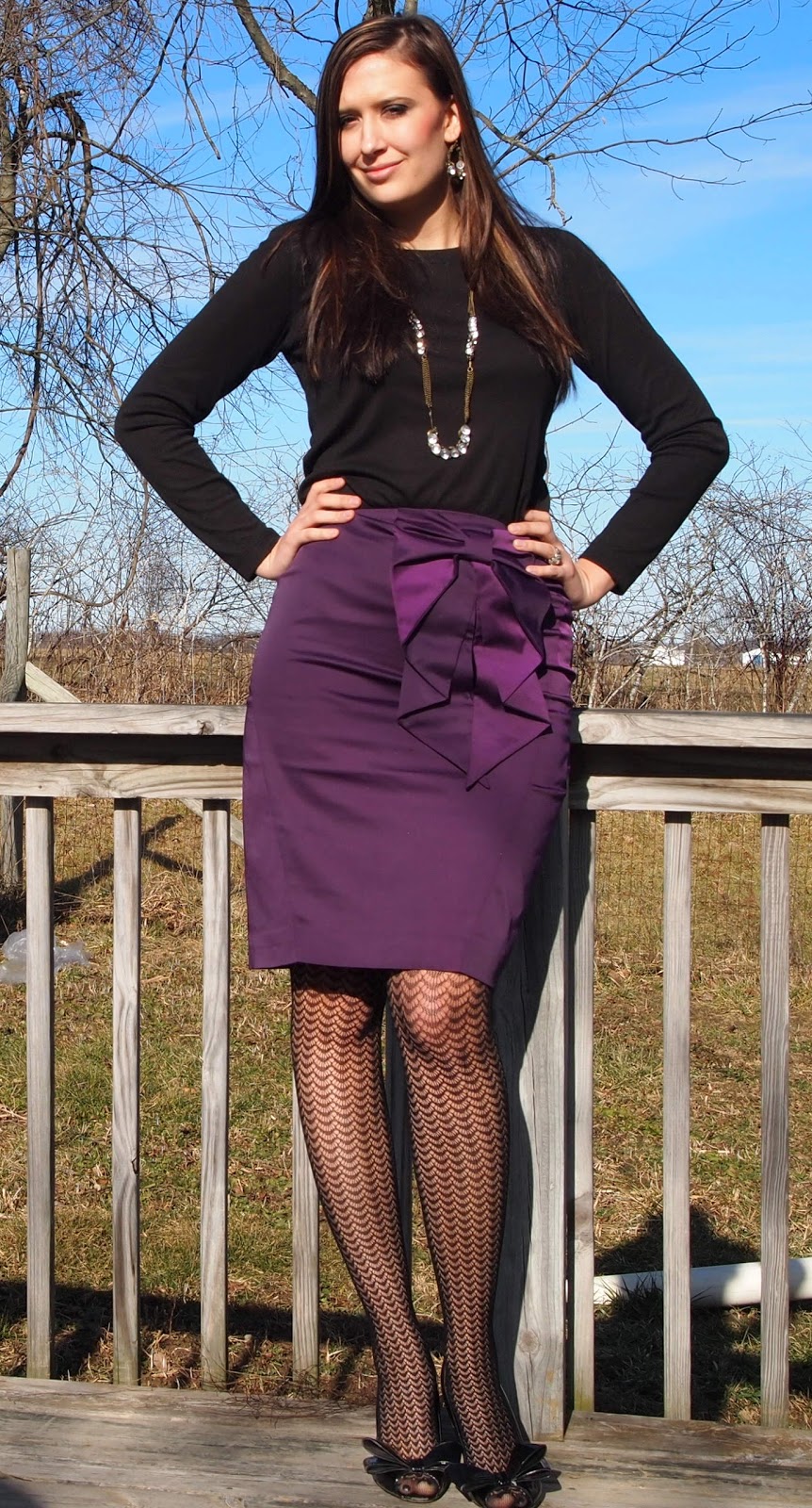 The Closet Intervention: What I'm Wearing: Plum Crazy