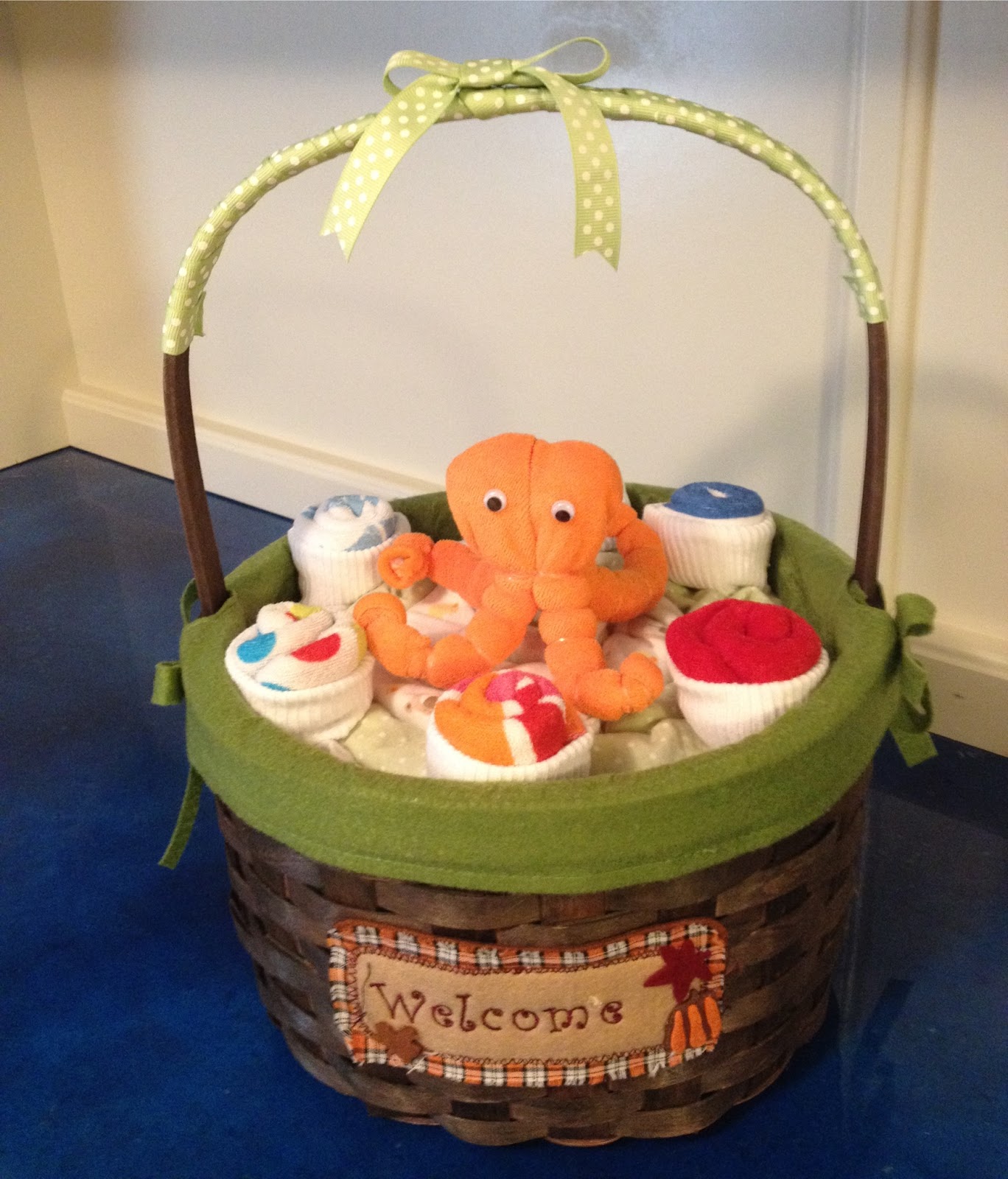 ~ Marilyn's Diaper Castle ~: Diaper Basket - Octopus