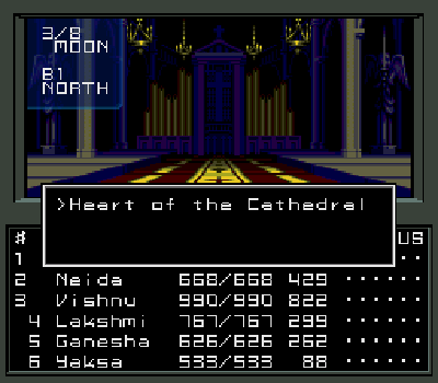 Shin Megami Tensei - Corazón de la catedral