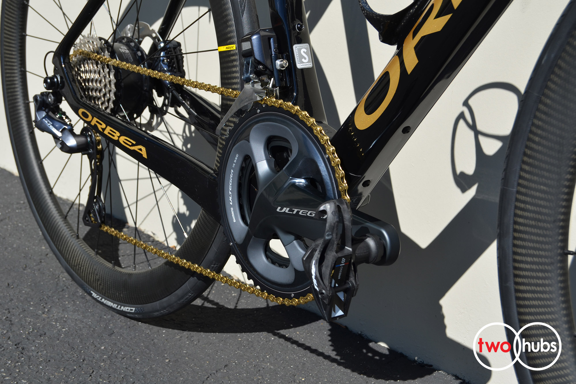 www.twohubs.com: Orbea Gain Shimano Ultegra R8070 Di2 Mavic Cosmic Pro Carbon eBike at twohubs.com