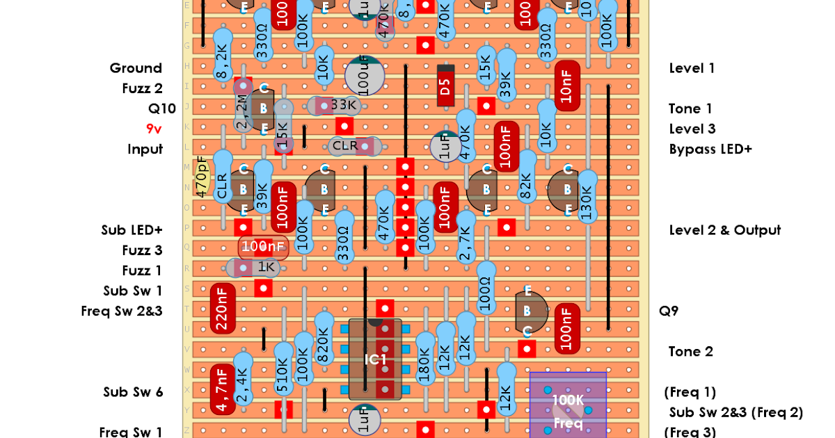 Dirtbox Layouts MXR El Grande Bass Fuzz Dirtbox Layouts MXR El Grande Bass Fuzz