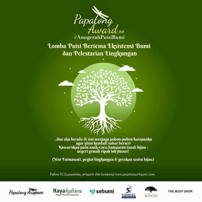 Papatong Award Anugerahpuisibumi Lomba Menulis Puisi Dan Video Membaca Puisi Papatong Award Anugerahpuisibumi Lomba Menulis Puisi Dan Video Membaca Puisi