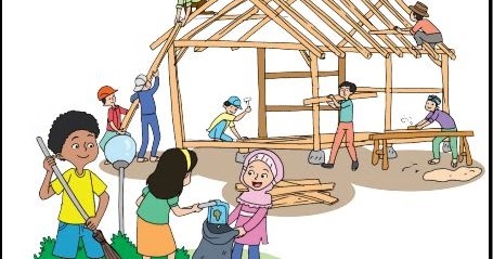 Ide Pokok Dan Kalimat Pengembang Dari Teks Gotong Royong Modal Dasar Pembangunan Nurainins Blog