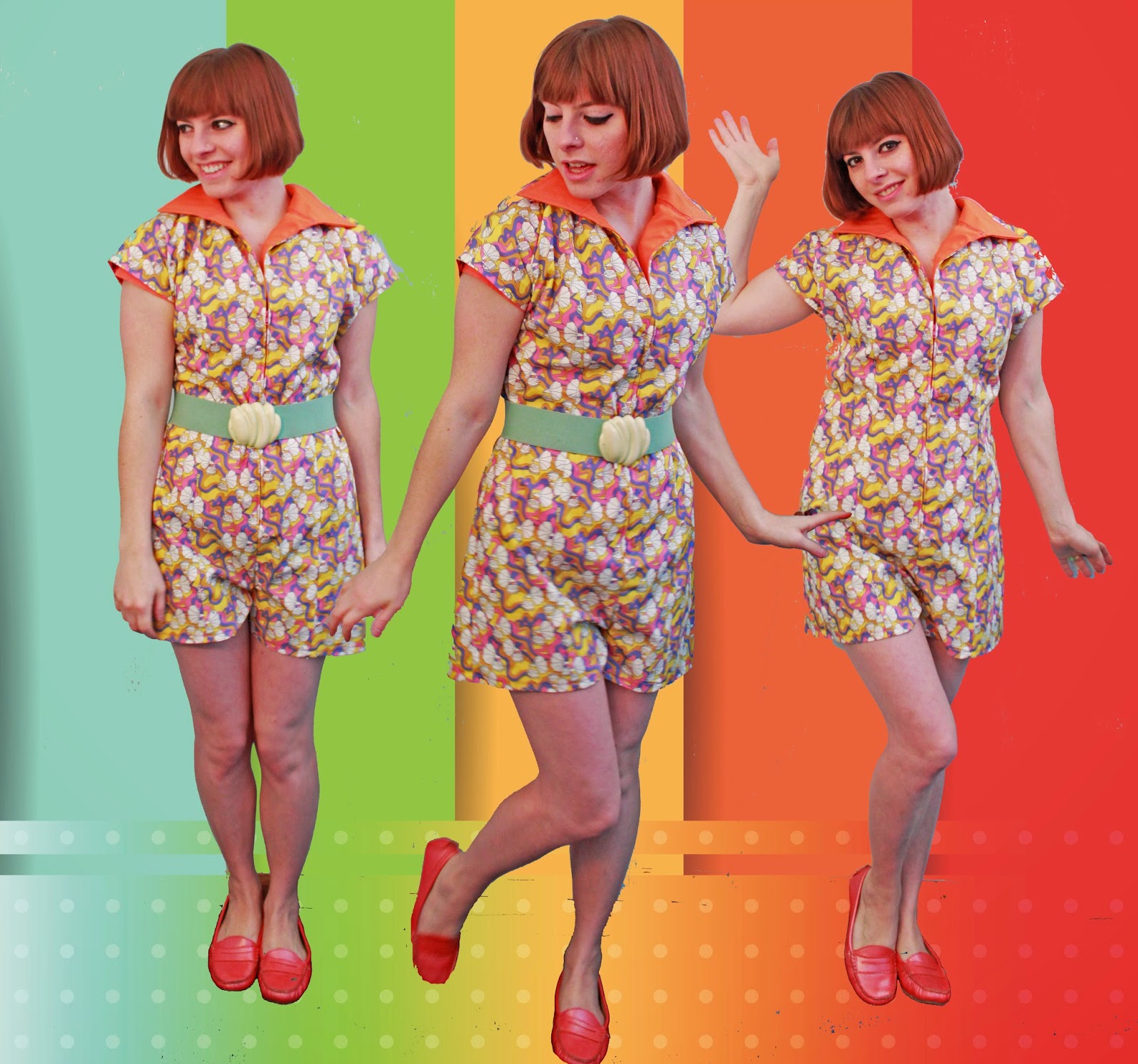Victrola Romper with Simplicity 6959