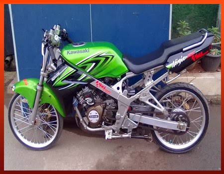 Modifikasi Kawasaki Ninja 150 R Ceper , Velg TDR Terbaru ~ Simple Acre