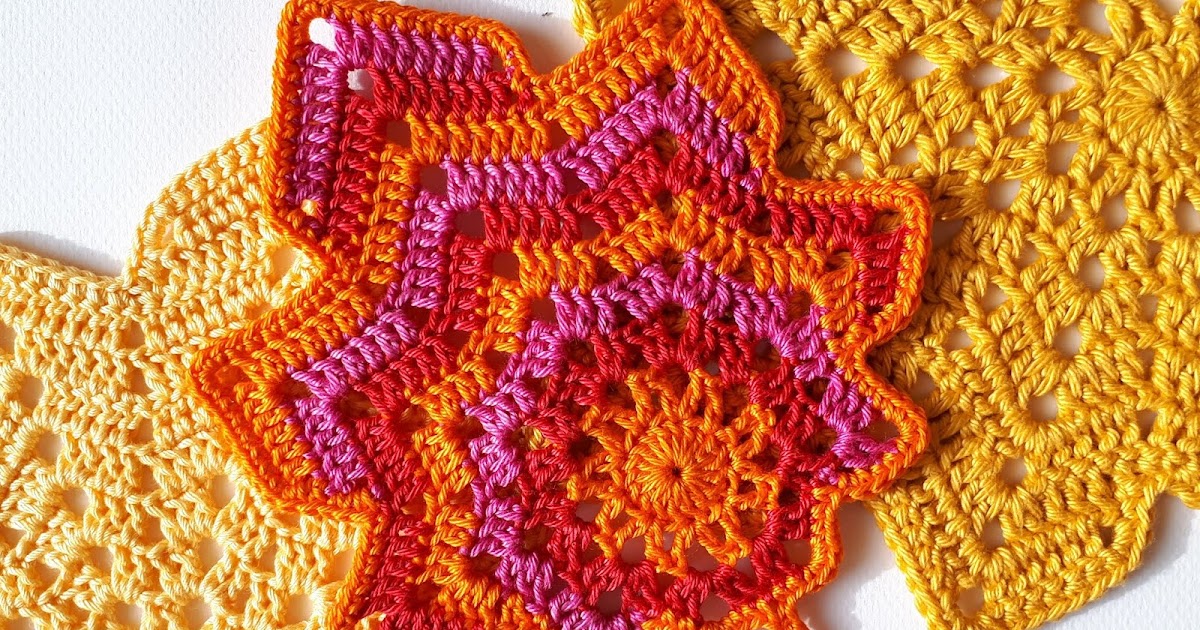 QS crochet: Jesienne li\u015bcie
