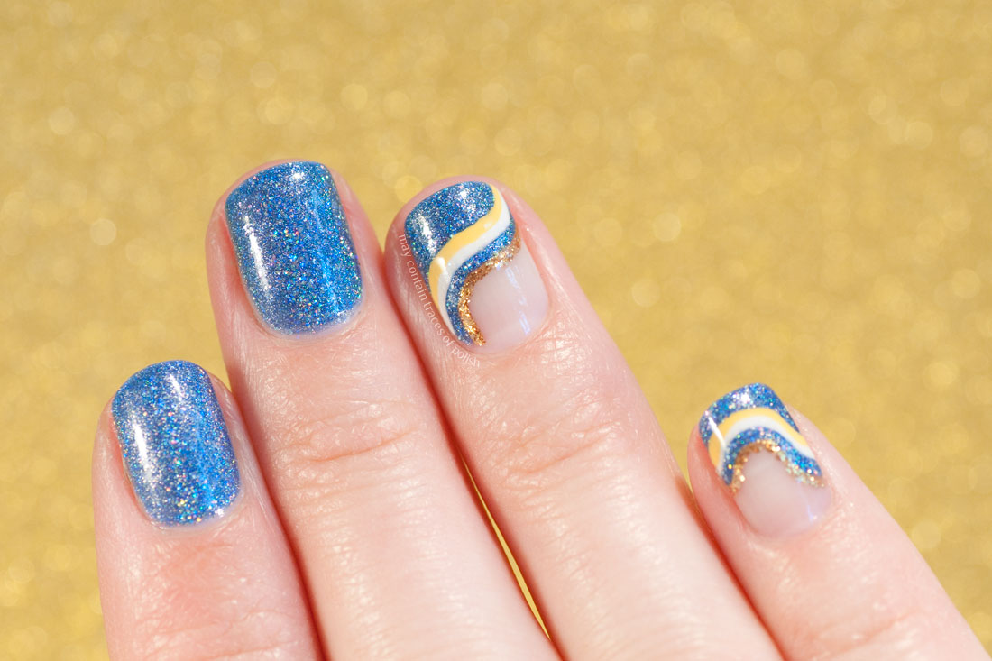 blue swirl nails blue swirl nails