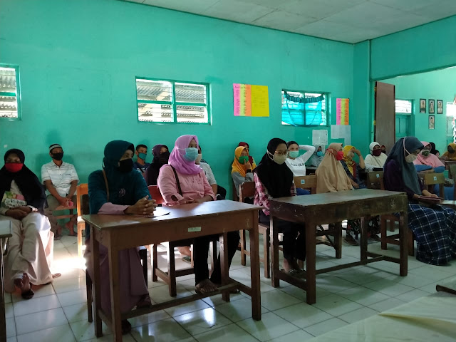 Babinsa Koramil Ceper Hadiri Sosialisasi Pembelajaran Daring