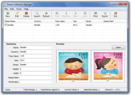 Stamp Collecting Software