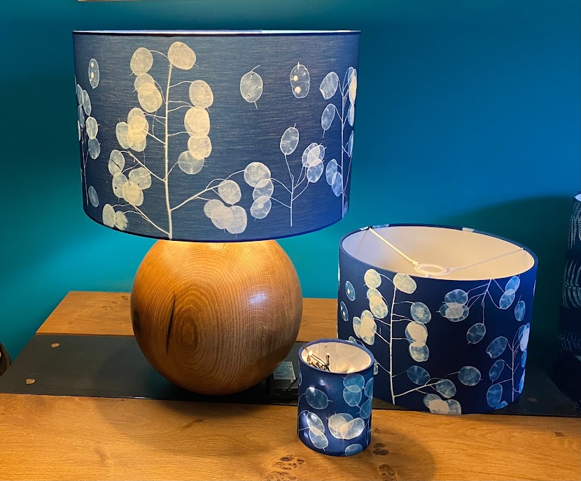 Cyanotype Lampshades