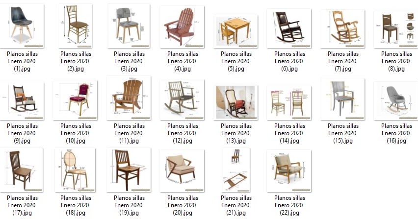 HAZLO TU MISMO: Descarga Planos de sillas