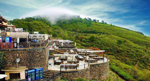 Pir Sohawa tourist resort is located on which hill?