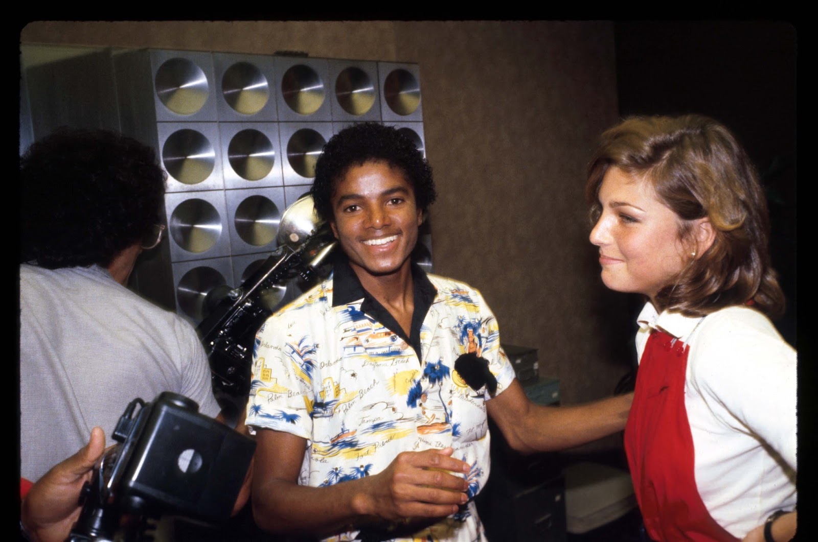 Michael Jackson & Tatum O'Neal 1979.