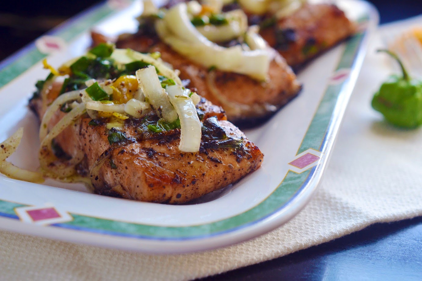 Greedy Girl Jerk Salmon