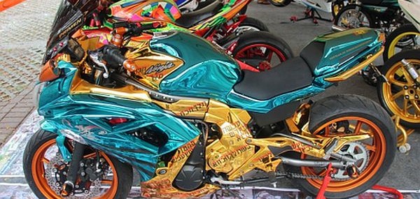 Modifikasi Ninja N650F Berlapis Krom WitjaxModizigner - Ide Baru Usaha
