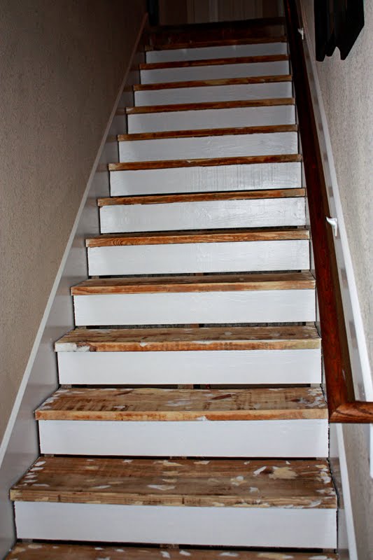 The Hamiltons Ripping the Carpet off Our Stairs