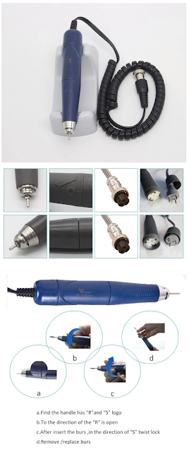 brushless micromotor handpiece feature
