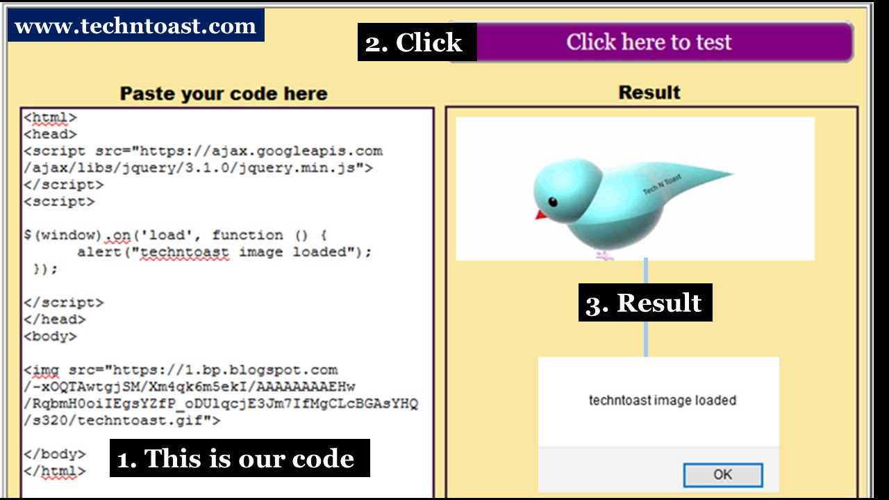 javascript window load