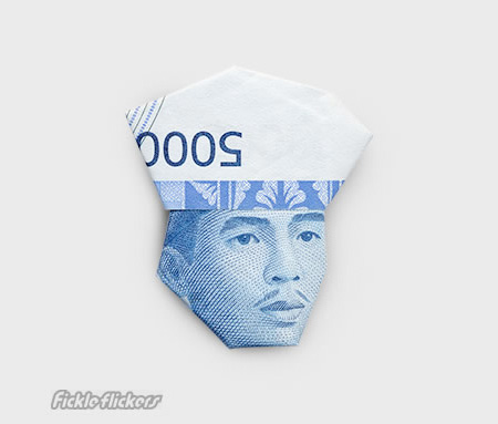 Folded Paper Money